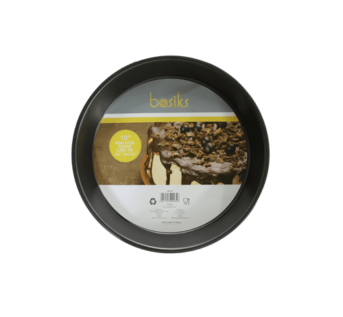 Basiks Non Stick Round Cake Tin - 10"