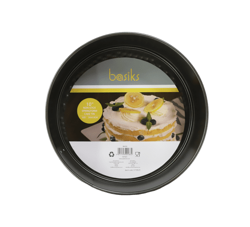 Basiks Non Stick Springform Cake Tin - 10"