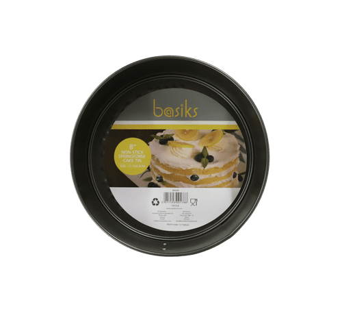 Basiks Non Stick Springform Cake Tin - 8"