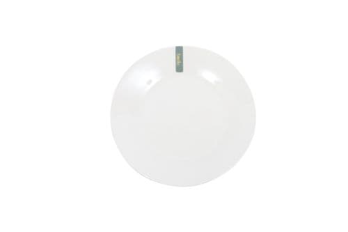 Basiks White Porcelain Side Plate - 7.5"