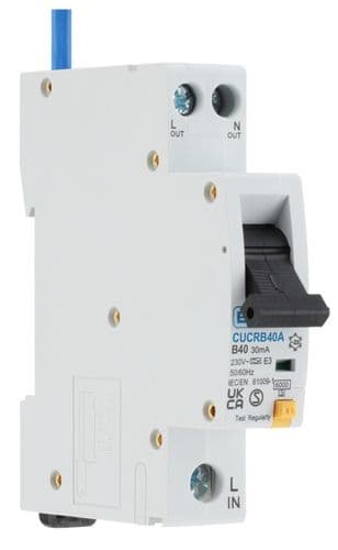 BG Compact RCBO Type 1 B Curve 40a