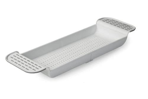Blue Canyon Extendable Over Bath Rack - White