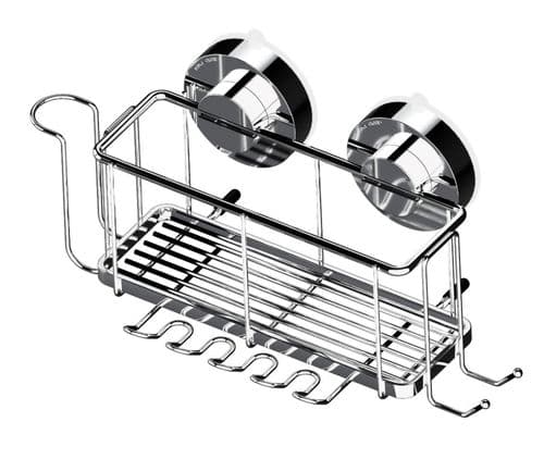 Blue Canyon Gecko Rack & Toothbrush Holder - Silver