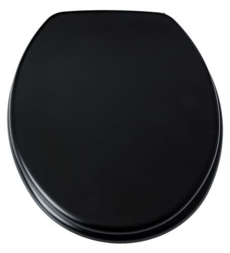 Blue Canyon Hampton MDF Toilet Seat - Black