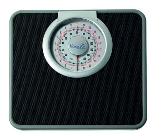 Blue Canyon Mechanical Large Dial Bathroom Scale - White