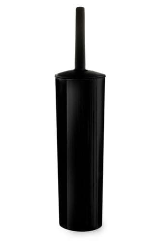 Blue Canyon Plastic Toilet Brush & Holder - Black