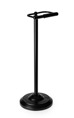 Blue Canyon Toilet Roll Holder Freestanding - Black