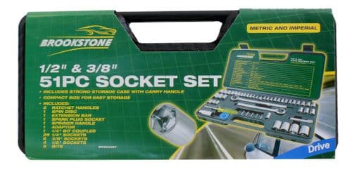 Brookstone Socket Set - 51 Piece