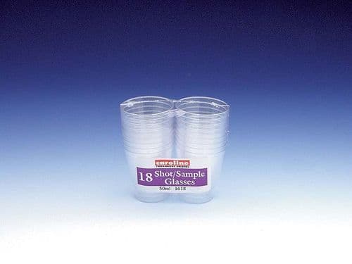 Caroline Shot/Sample Glass - 50ml, 18 Pack