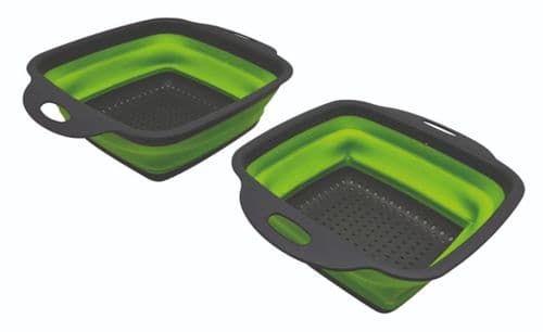 Casa & Casa Foldable Draining Basket - 2 Piece
