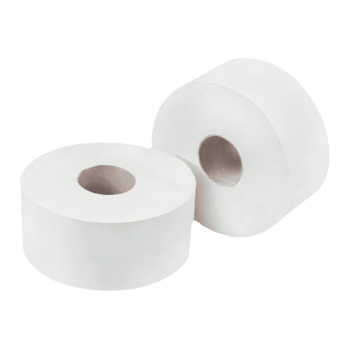 Concept 2 Ply Mini Jumbo Toilet Rolls Pack 12 - 150m x 9cm White