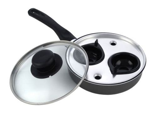 CookClassic 2 Cup Egg Poacher Non Stick - 20cm