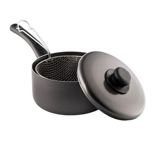 CookClassic Chip Pan With Basket Non Stick - 20cm