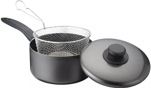 CookClassic Chip Pan With Basket Non Stick - 22cm