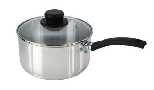 CookEveryday Sauce Pan & Glass Lid - 20cm