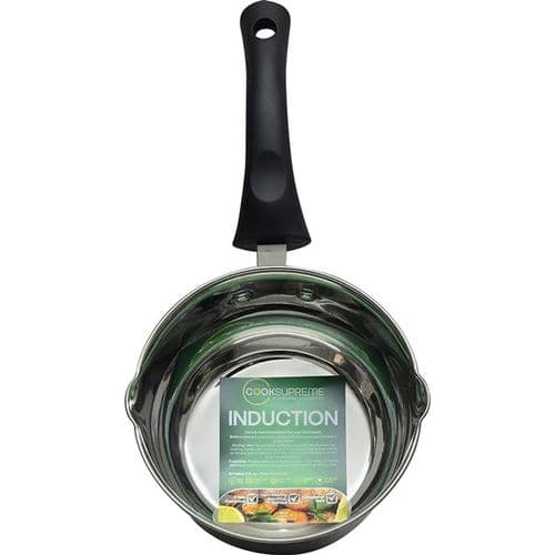 CookSupreme Stainless Steel Induction Milk Pan - 14cm