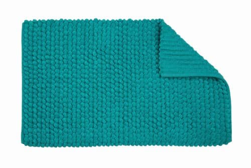 Croydex Aqua Soft Cushioned Bath Mat - Textile Bath Mats/Aqua