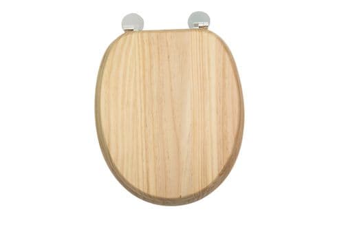 Croydex Flexi-Fix Toilet Seat - Davos Blonded Pine