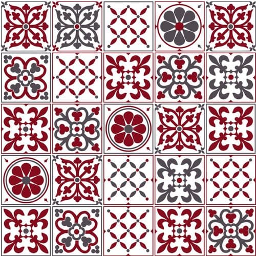 d-c-fix® Food Safe Tablecloth - Cement Tiles - 20m Roll x 140cm