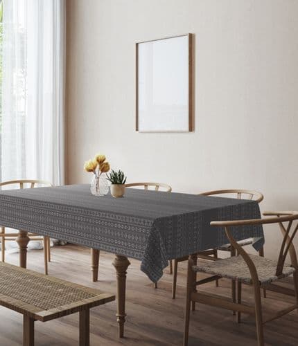 d-c-fix® Manhattan Tablecloth - Berberia Grey - 20m Roll x 140cm