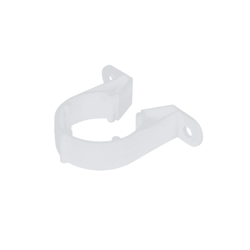 Davant Pipe Clip White Pack 10 - 32mm
