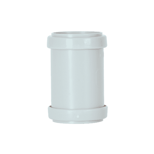 Davant Push Fit Straight Coupling White - 40mm