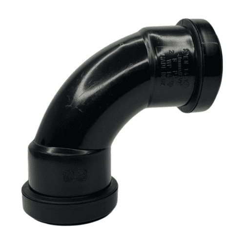 Davant Push Fit Swept Bend 91.25° Black - 40mm