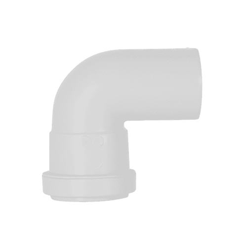 Davant Push Fit Swivel Bend 91.25° White - 40mm