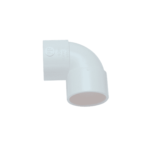 Davant Solvent Weld Knuckle 90° Bend White - 40mm