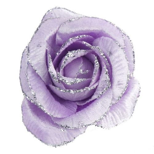 Davies Products Clip-On Velvet Rose - 15cm Lilac
