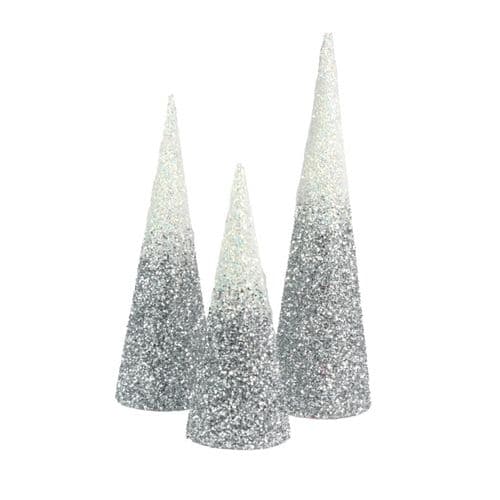 Davies Products Cones 30/38/48cm Set 3 - Ombre Graphite