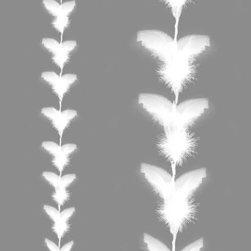Davies Products Fancy Feather Garland - 1.3m White