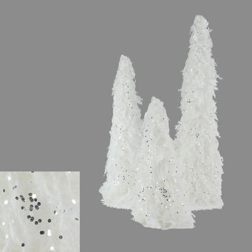 Davies Products Fur Cones - Set 3 White