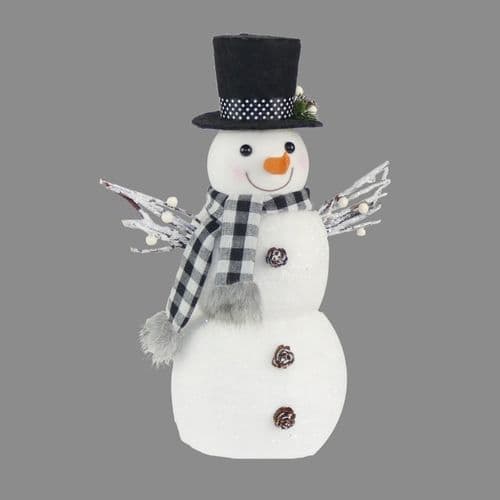 Davies Products Furry Snowman - 33cm