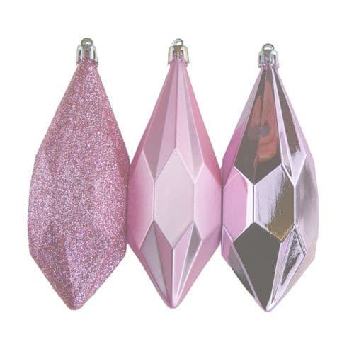 Davies Products Geo Drops x 3 - 14cm Blush