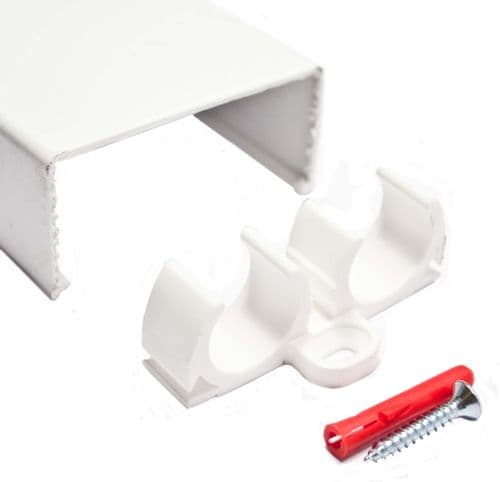 Ecostar Trunking With Clips - 22mm