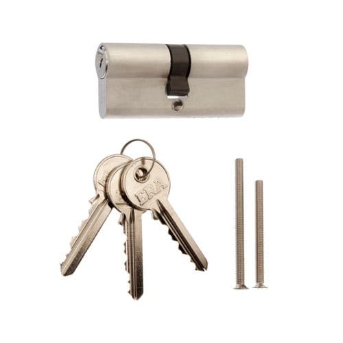Era Euro Double 6 Pin Cylinder - 40/50 Satin Clam