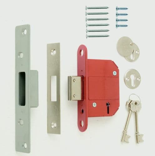 Era Fortress Mortice Deadlock - Chrome 2.5"