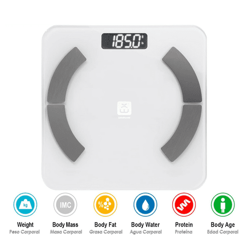 Extrastar Bluetooth Smart Digital Scale - White