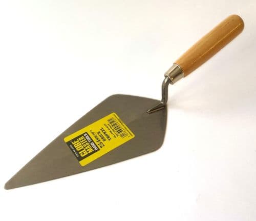 Globemaster Brick Trowel with Wood Handle - 254mm (10")