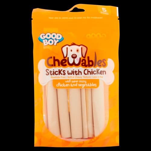 Good Boy Chewables Chicken & Veg Sticks - 100g