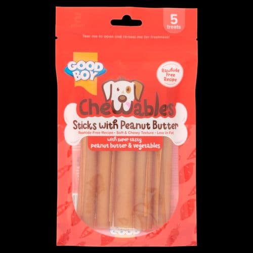 Good Boy Chewables Peanut Butter Sticks - 100g