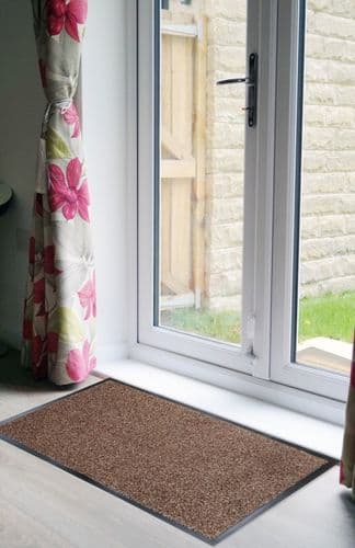 Groundsman Dirt Guard Absorbent Barrier Doormat 60 x 90cm - Light Brown