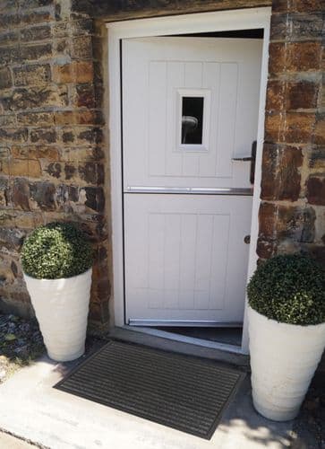 Groundsman Durable Tough Scraper Doormat at 45 x 75cm - Grey