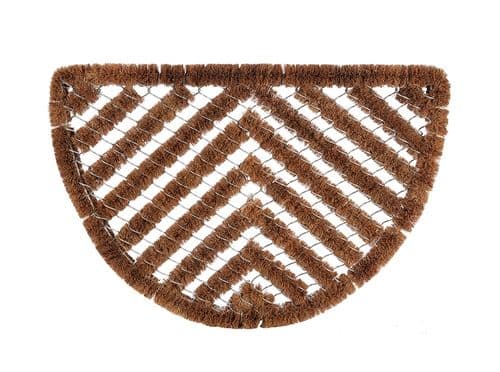 Groundsman Half Round Scraper Mat - Length 60cm x Width 40cm.