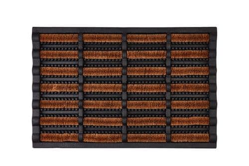 Groundsman Rubber & Coir Scraper Mat - 40 x 60cm