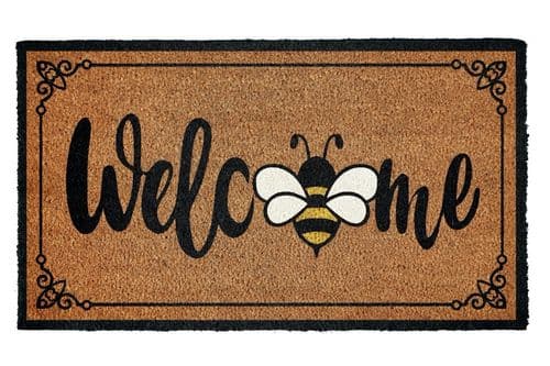 Groundsman Welcome Bee Doormat - 40x70cm