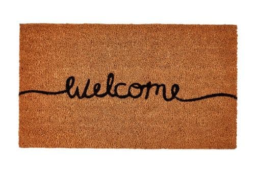 Groundsman Welcome Natural Coco Doormat - 40 x 70cm