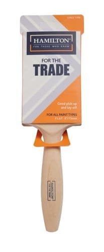 Hamilton For The Trade Fine Tip Flat Brush - 3"