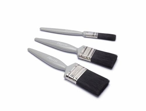 Harris Essentials Gloss Paint Brush Set - Pack 3